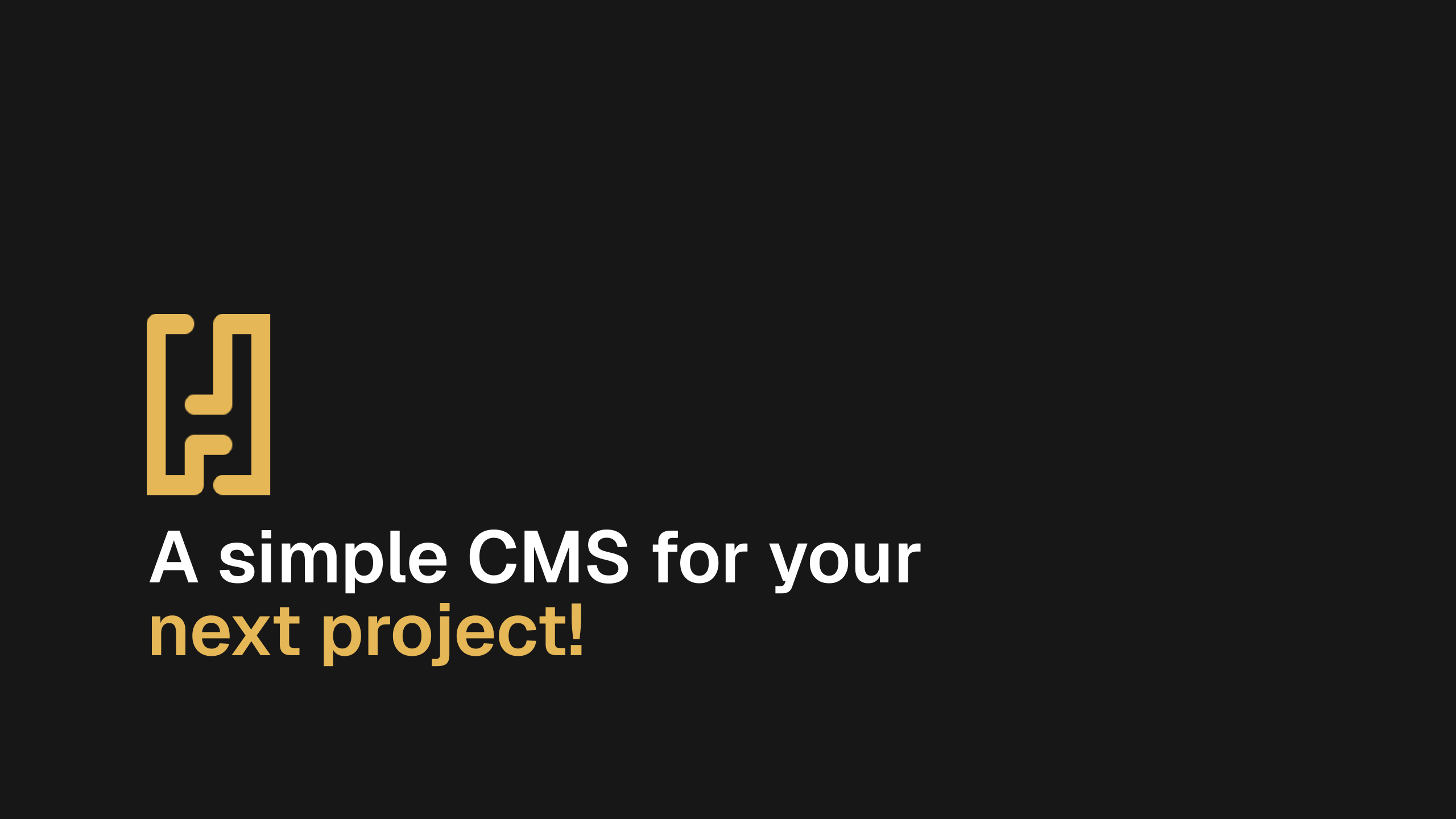 Hive | A simple CMS for your next project | Hive